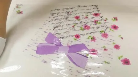 New Design PVC Transparent Printed Pattern Tablecloth (TT00284) 