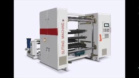 Slitting Rewinding Machine for Film BOPP, PVC, Pet, Aluminum, Foil, Self