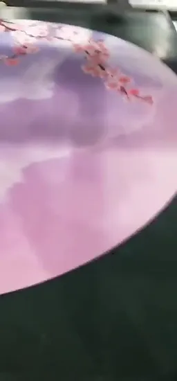 New Design Kid Anti Slip Eco Friendly Travel Artist Round Foldable Yoga Mat 