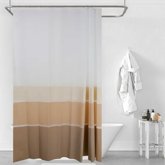 Customized Bathroom PEVA Shower Curtain with Many Style 