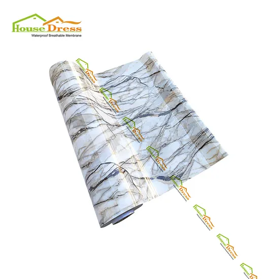 Custom PVC Decorative Furniture Film Printed Marble Table Mat Waterproof PVC Marble Sheet Tablecloth 