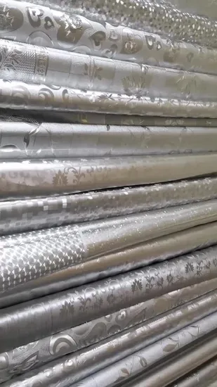 (TT0130) PVC Transparent Tablecloth Printed Design New Pattern for Home Use 