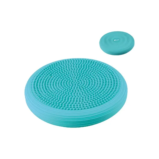 Inflatable Yoga Massage Cushion Durable Universal Gym Fitness Yoga Wobble Stability Balance Disc Massage Cushion Mat 