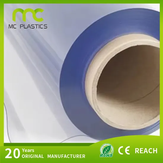 Wholesale Factory Price Crystal Clear Transparent Printed PVC Plastic Tablecloth in Roll with RoHS 