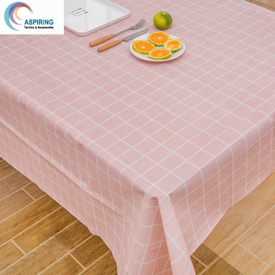 Holiday Party Tablecloth Tablecloth Rectangle PVC Vinyl Tablecloth 