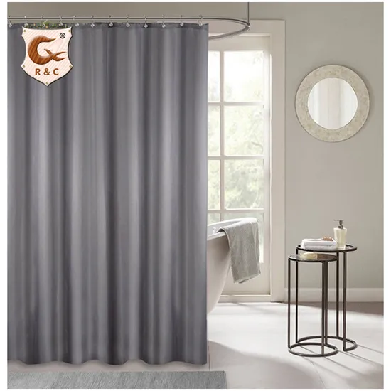 Modern Style Hotel Bathroom Curtains PEVA 3D Shower Curtain 