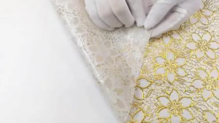 137cm PVC Gold/Silver Lace Tablecloth for Wedding 